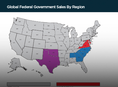 Updated regional map of Globals GSA representation