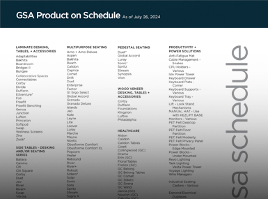 Global GSA Product on Schedule